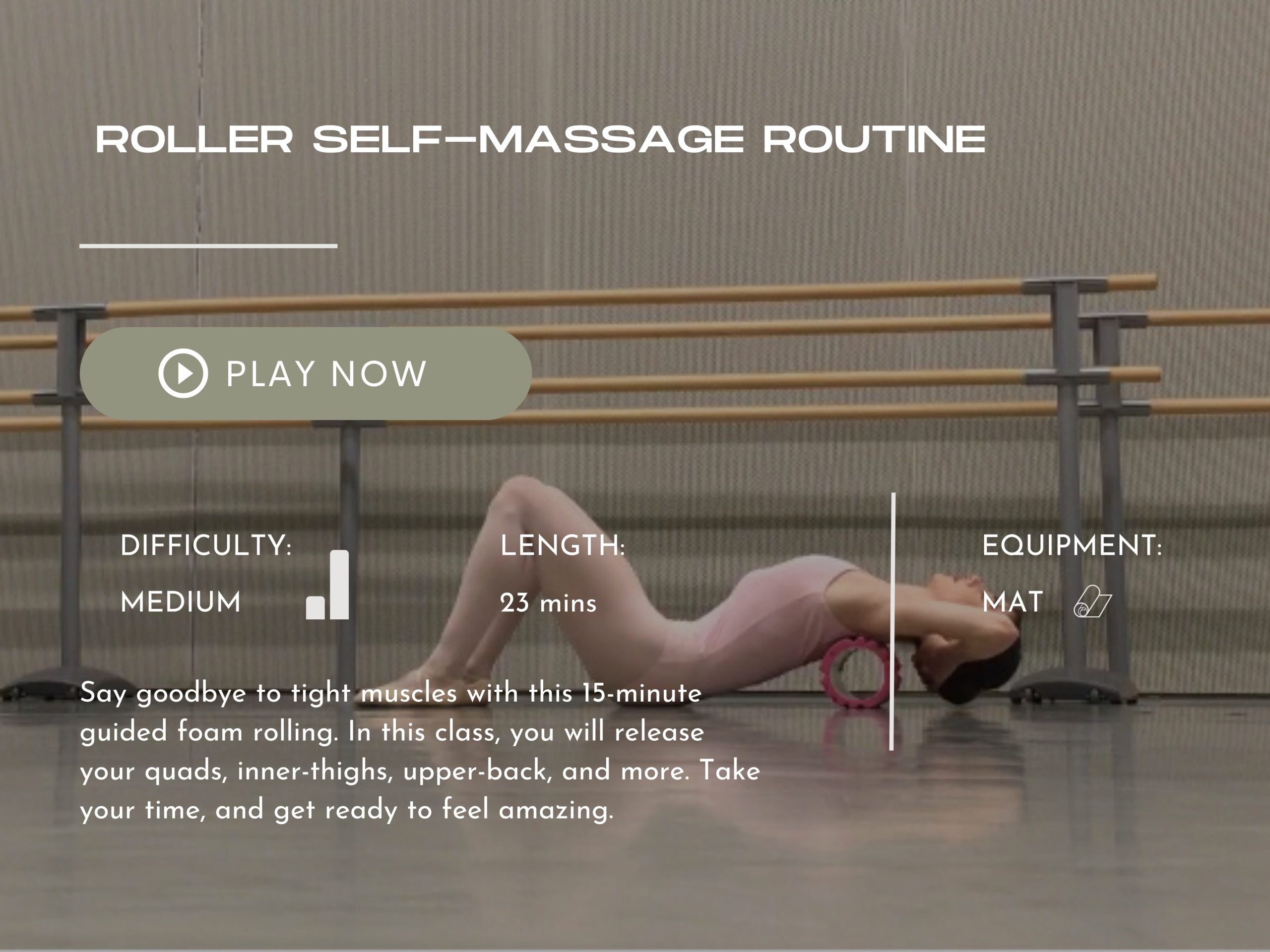 Roller Self Massage Routine Bodhicore