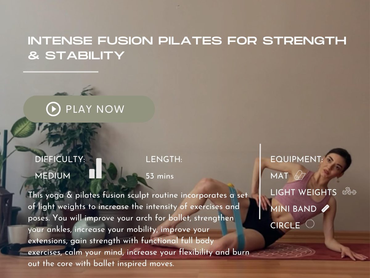 Intense Fusion Pilates For Strength & Stability – Bodhicore