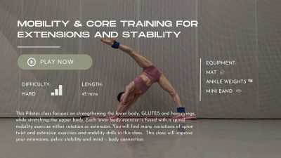 Mobility Core Training For Extensions And Stability Bodhicore